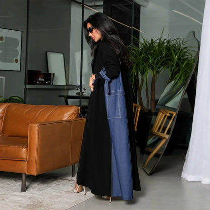 Modest Abayas for Women – Dubai Fashion, Open Abaya, Eid Al Adha Kaftan Robe 2025